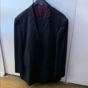 Men’s black two piece suit